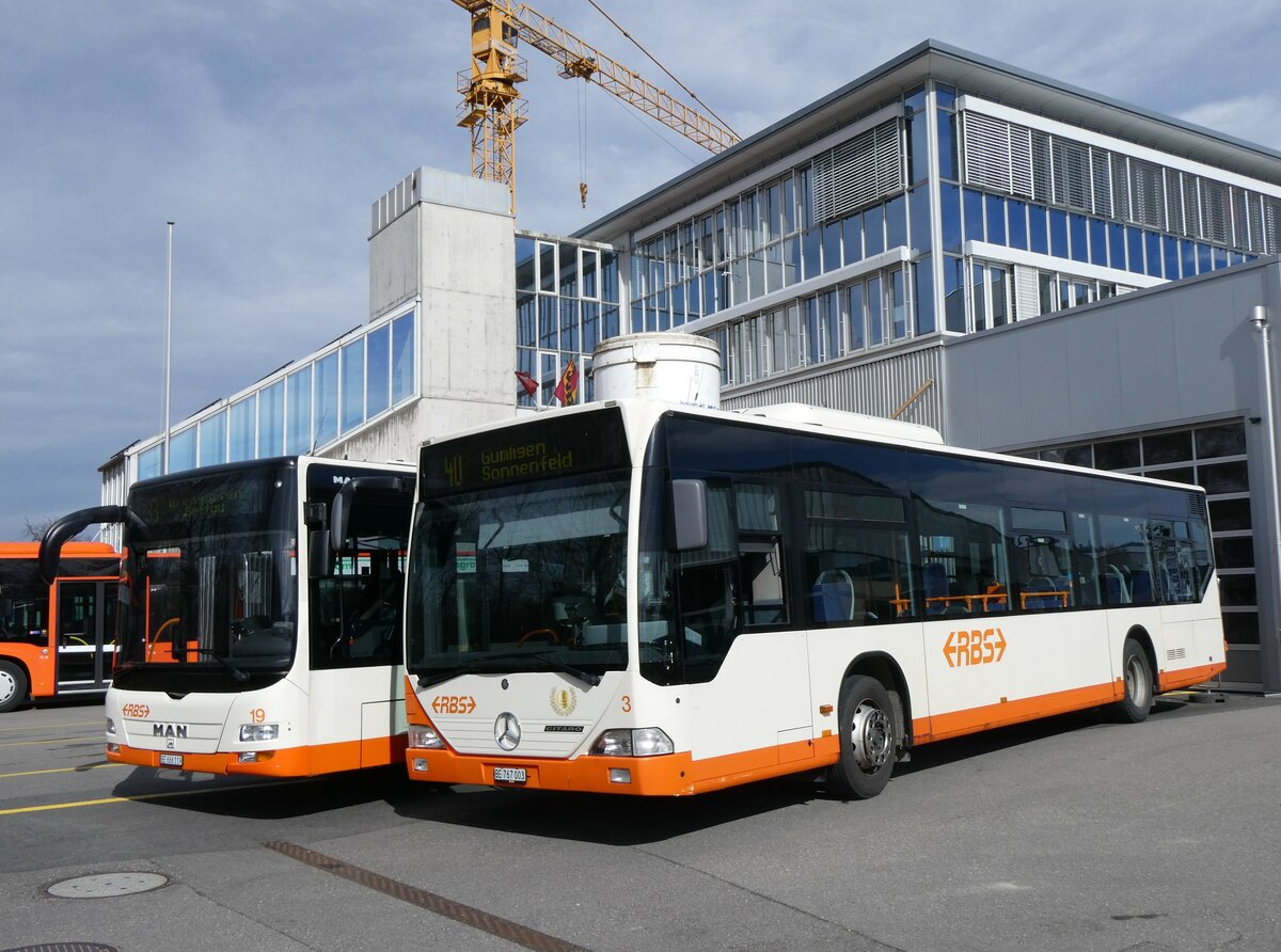 (259'952) - RBS Worblaufen - Nr. 3/BE 767'003 - Mercedes am 3. Mrz 2024 in Worblaufen, Garage