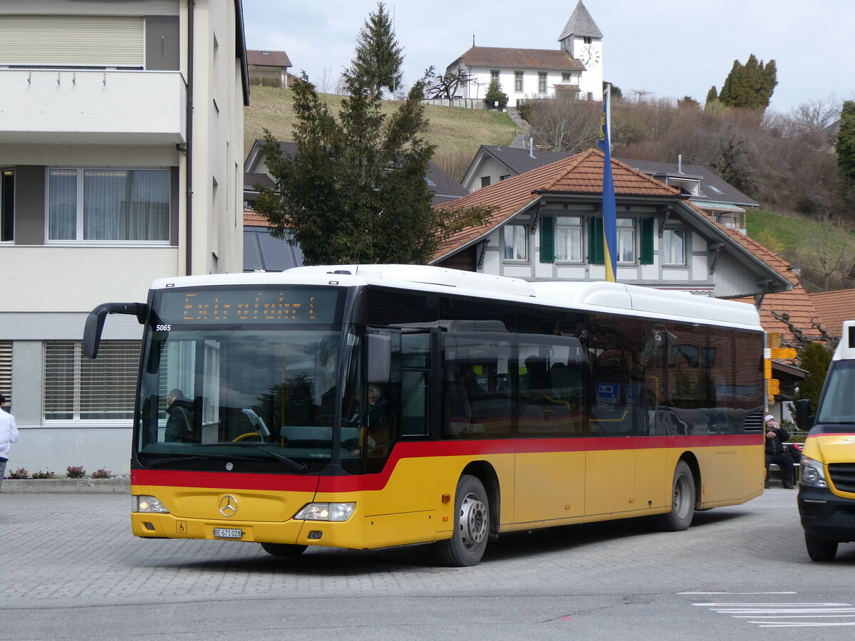 (260'358) - Engeloch, Riggisberg - Nr. 14/BE 671'028/PID 5065 - Mercedes am 15. Mrz 2024 in Riggisberg, Post