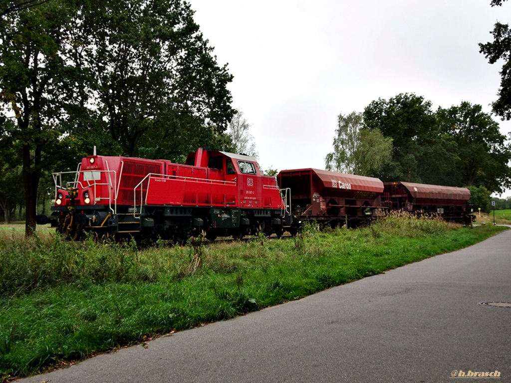 261 067-3 fuhr mit einen kurzzug zum glinder bahnhof,11.09.18