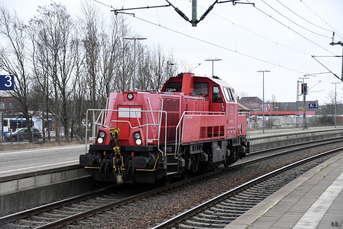 261 099-6 fuhr lz durch itzehoe,27.02.20