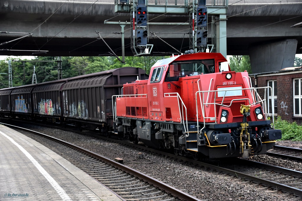 261 100-2 zog einen mischer durch hh-harburg,21.07.17