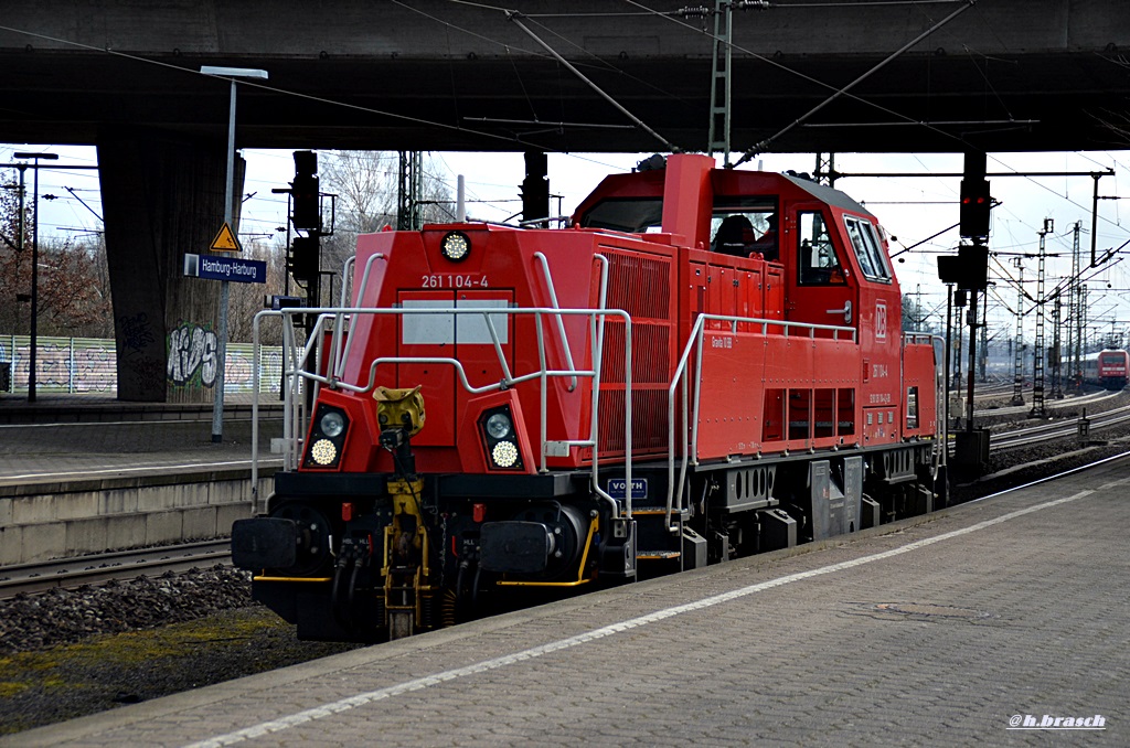 261 104-4 fuhr solo durch hh-harburg,03,03,15