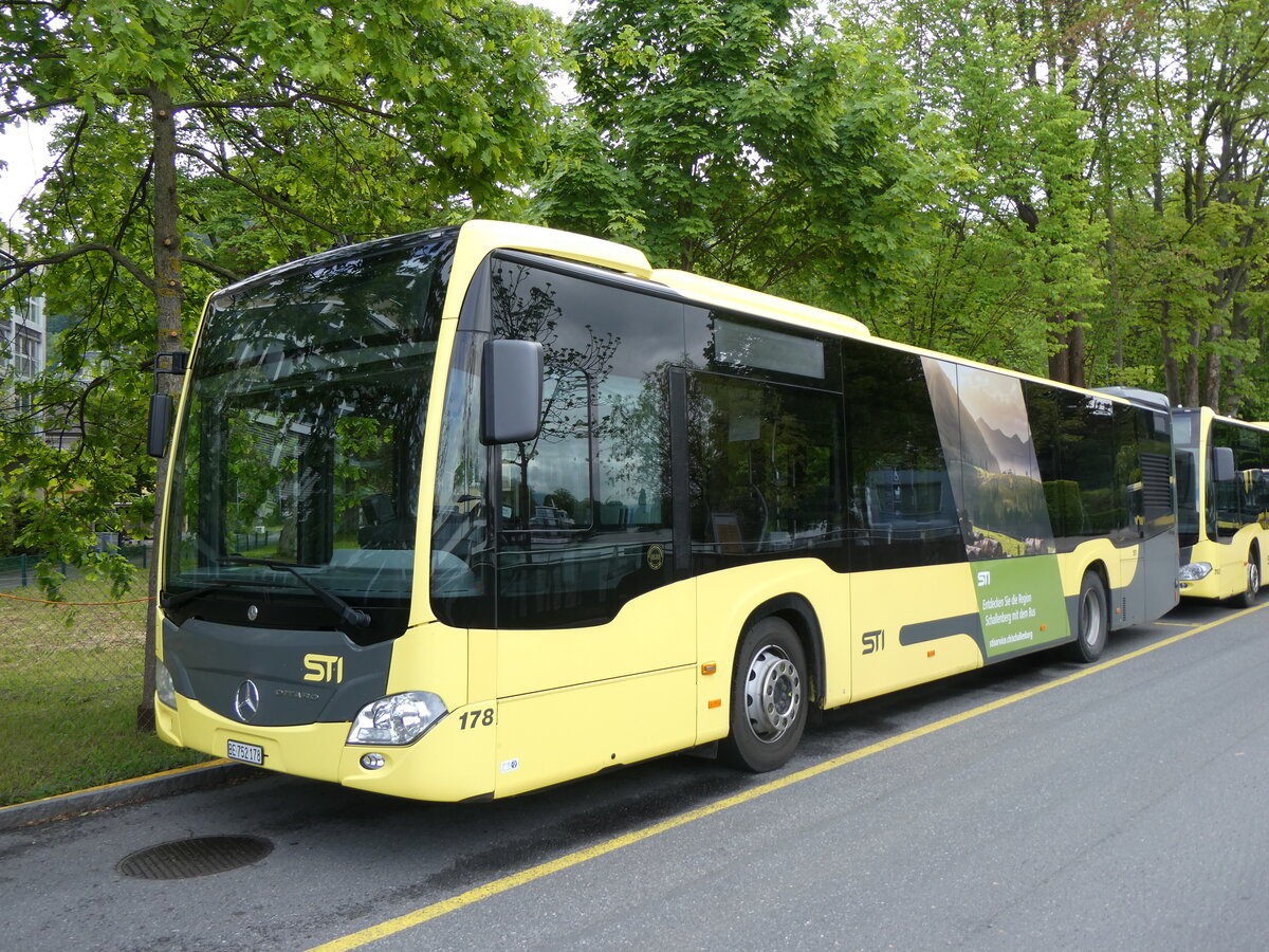 (262'402) - STI Thun - Nr. 178/BE 752'178 - Mercedes am 16. Mai 2024 bei der Schifflndte Thun
