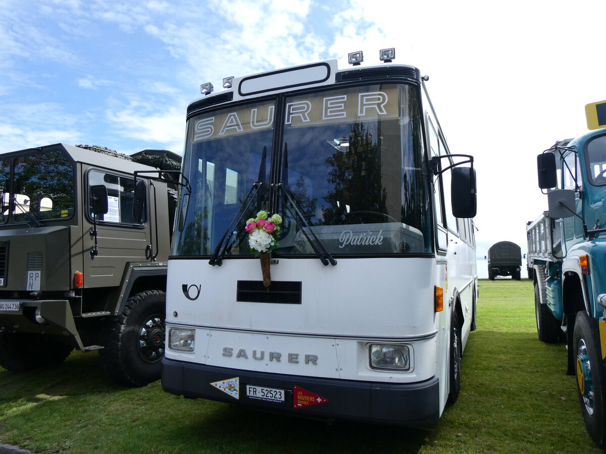 (262'944) - Cassella, Le Chtelard - FR 52'523 - Saurer/Lauber (ex Epiney, Ayer) am 25. Mai 2024 in Arbon, Arbon Classics