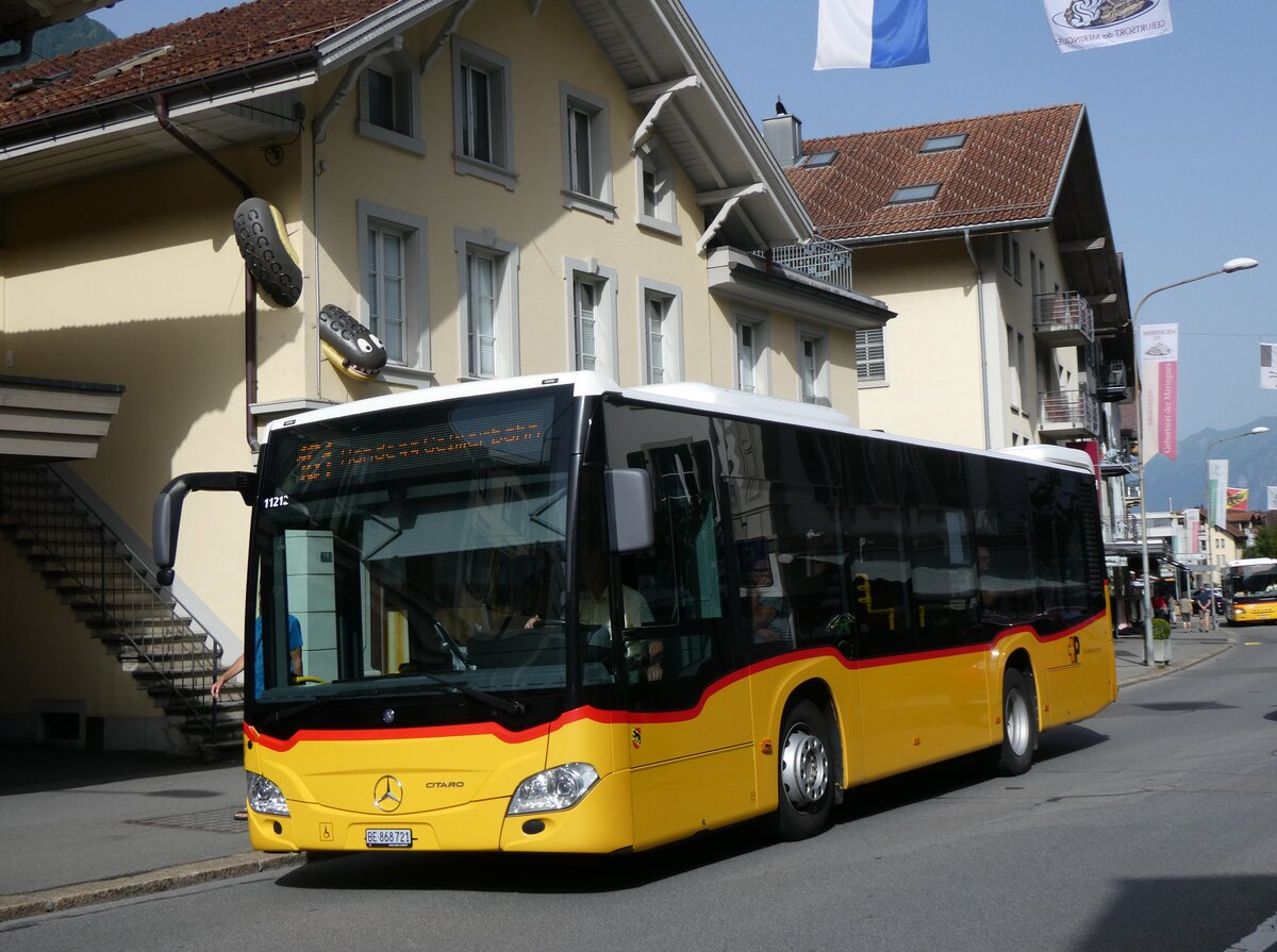 (264'080) - Flck, Brienz - Nr. 21/BE 868'721/PID 11'212 - Mercedes am 29. Juni 2024 in Meiringen, Bahnhofstrasse