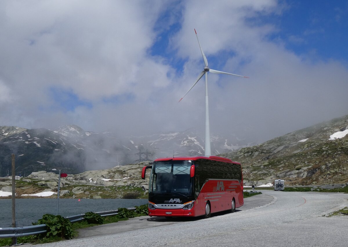 (264'262) - AFA Adelboden - Nr. 15/BE 26'702 - Setra am 2. Juli 2024 in Gotthard, Passhhe