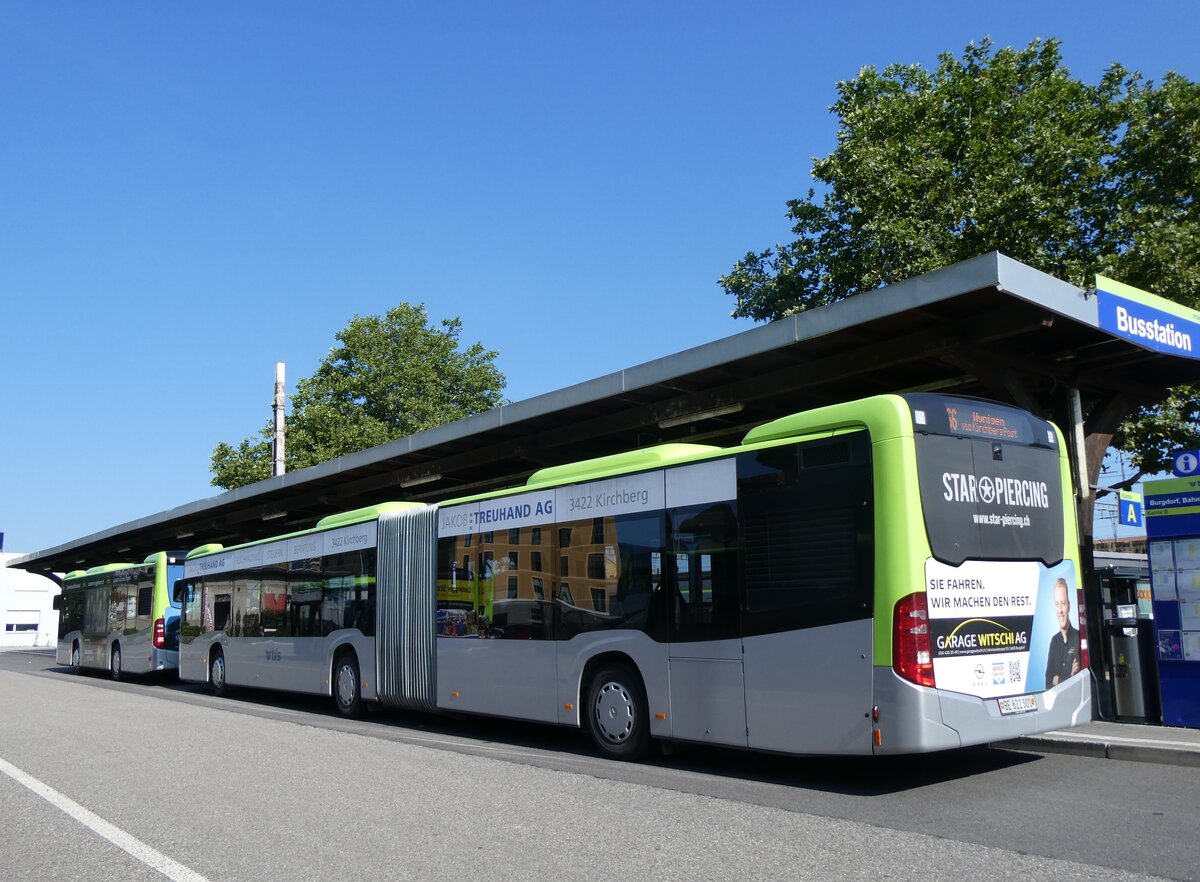 (264'996) - Busland, Burgdorf - Nr. 301/BE 622'301 - Mercedes am 25. Juli 2024 beim Bahnhof Burgdorf