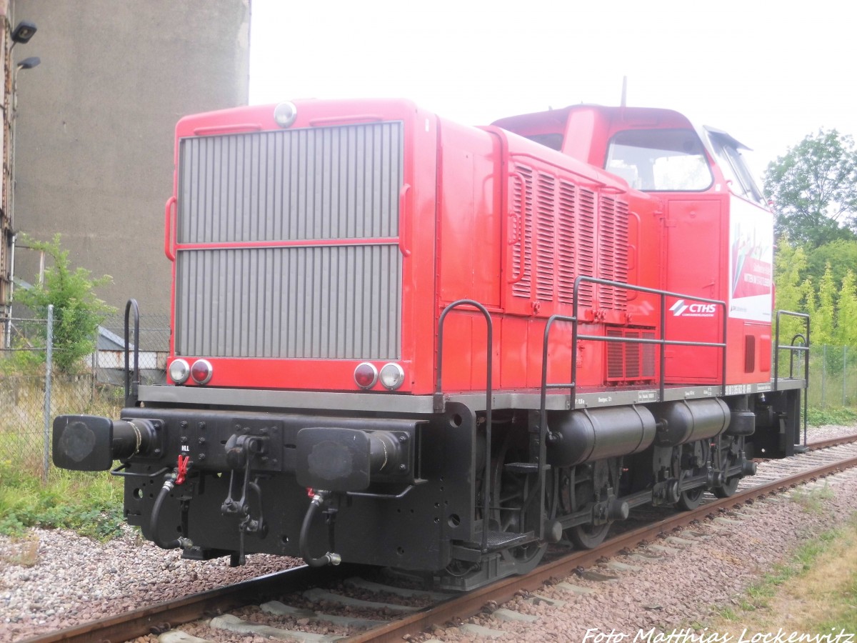 265 603 (Mak 120B) der CTHS abgestellt am Saalehafen am 18.6.15