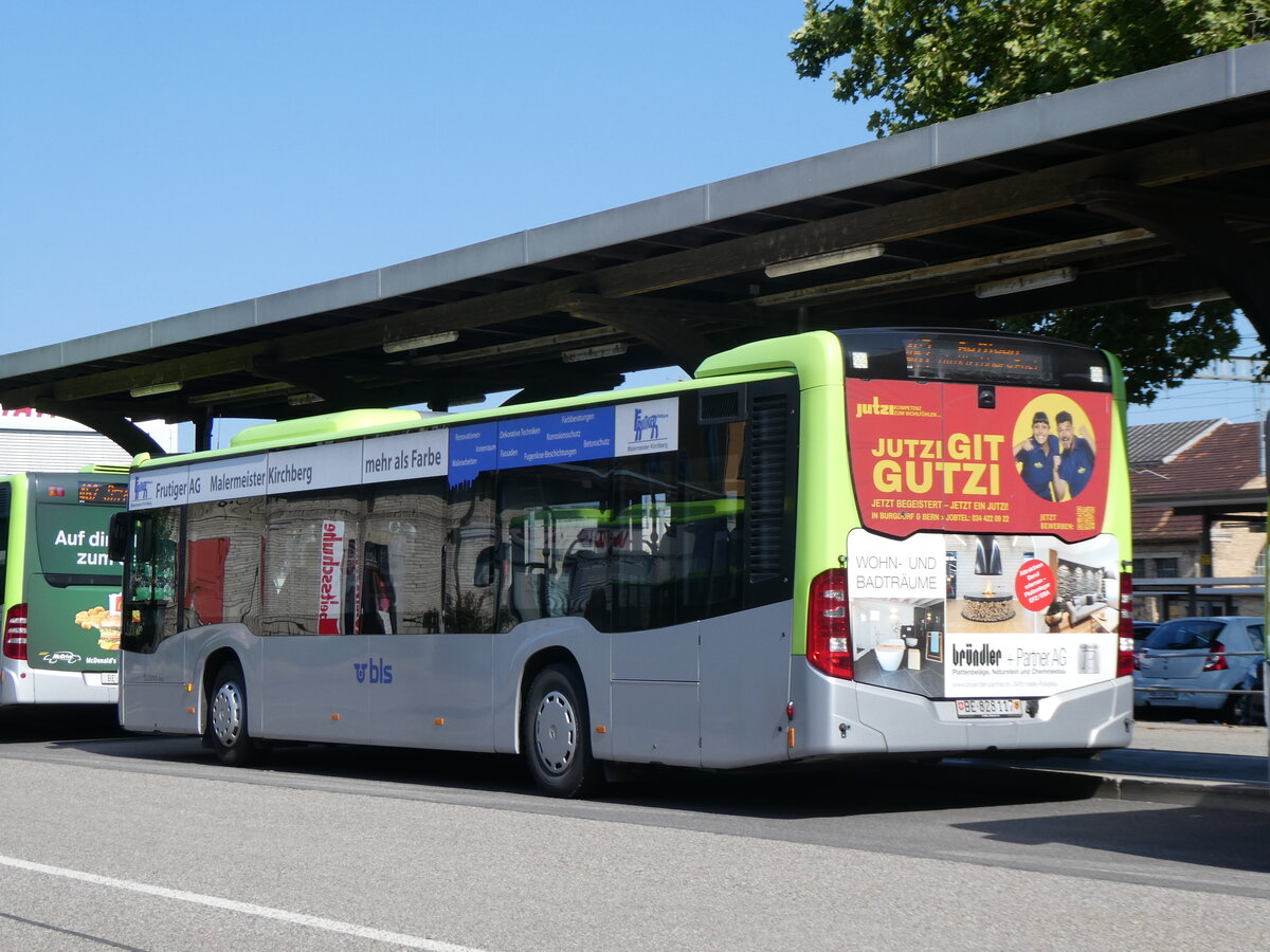 (265'003) - Busland, Burgdorf - Nr. 117/BE 828'117 - Mercedes am 25. Juli 2024 beim Bahnhof Burgdorf