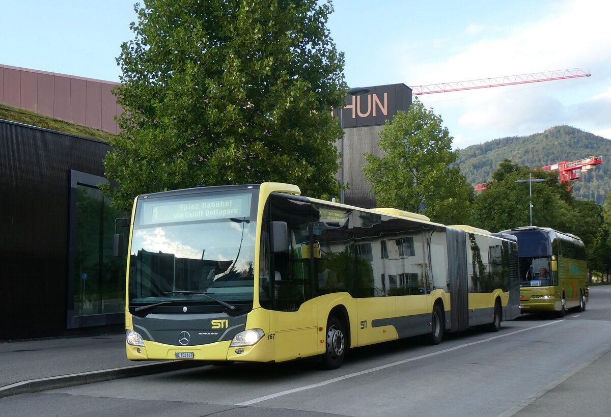 (266'080) - STI Thun - Nr. 167/BE 752'167 - Mercedes am 20. August 2024 in Thun, KK Thun