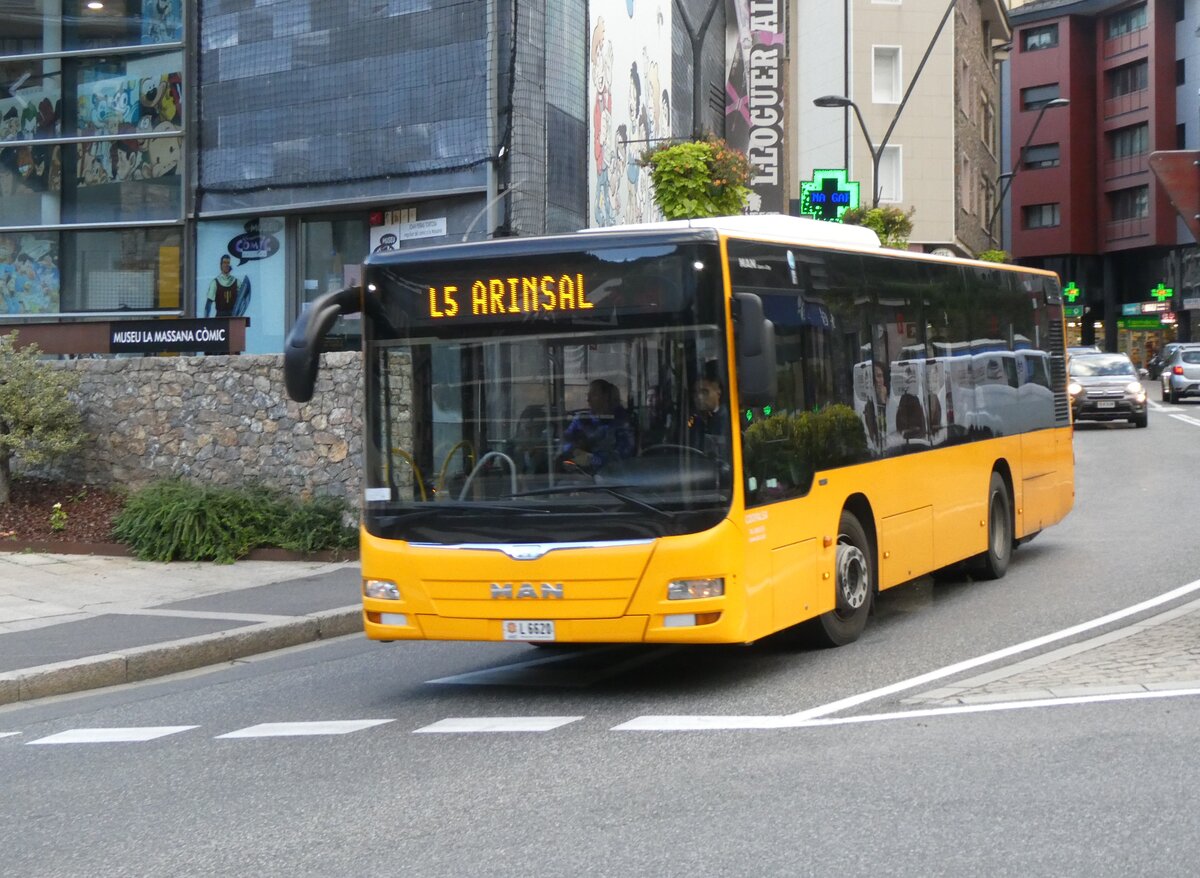 (267'260) - Coopalsa, Andorra la Vella - L6620 - MAN (ex CIA Andorra la Vella) am 18. September 2024 in La Massana, Centre de la Vila