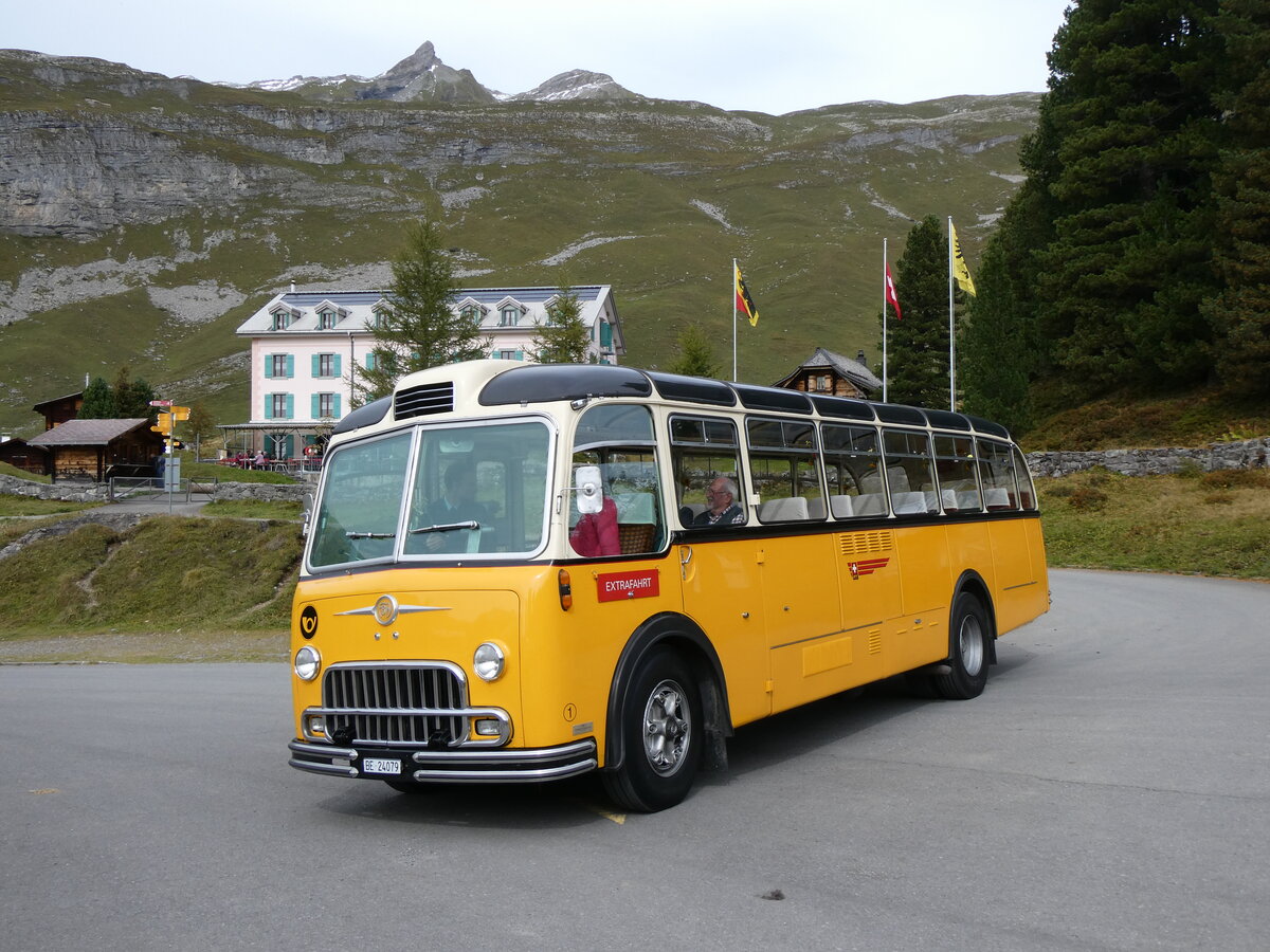 (267'466) - Gast, Reutigen - Nr. 1/BE 24'079 - FBW/FHS (ex Lambach, Gommiswald; ex Hotz, Rickenbach bei Wil/TG; ex P 24'079; ex P 21'579) am 22. September 2024 auf der Engstlenalp 