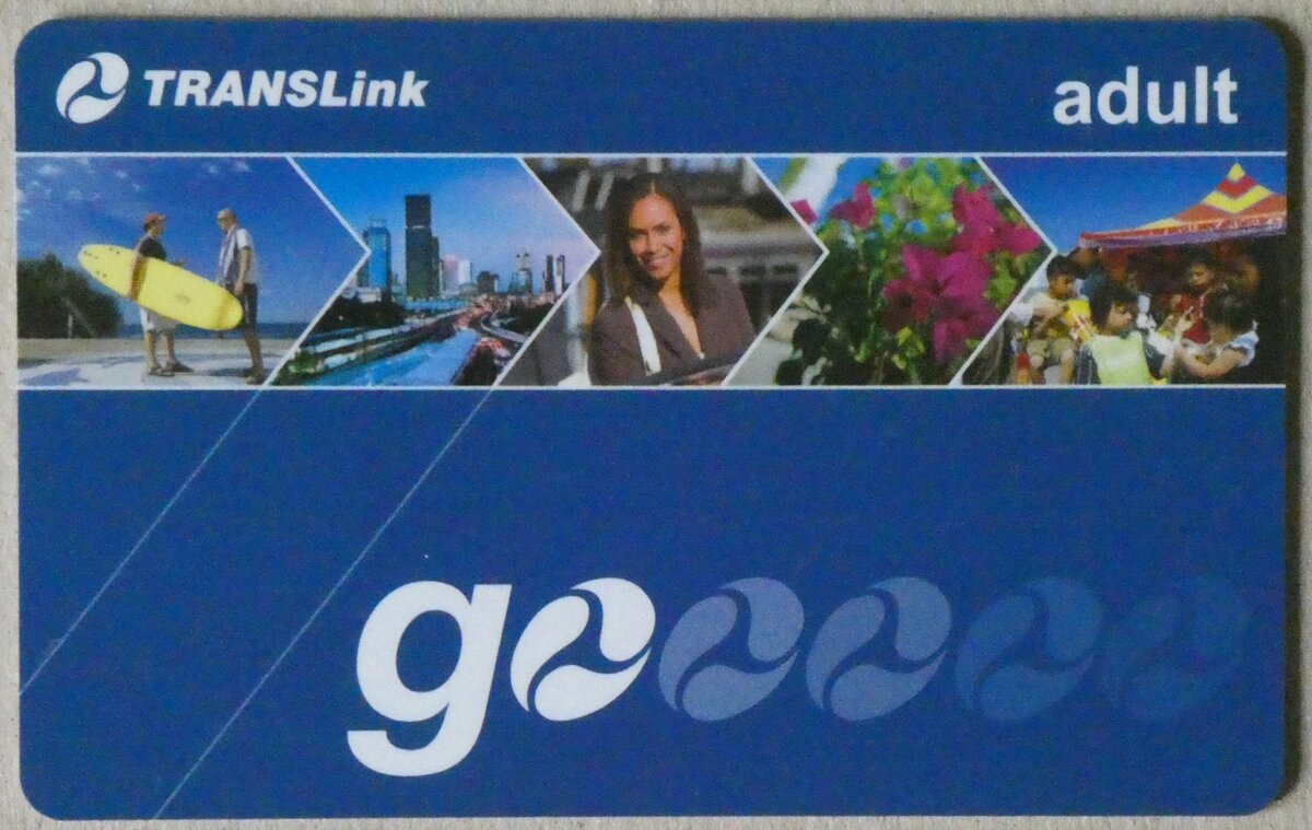 (267'711) - Aus Australien: Taxcard - TRANSLink adult - am 5. Oktober 2024 in Thun