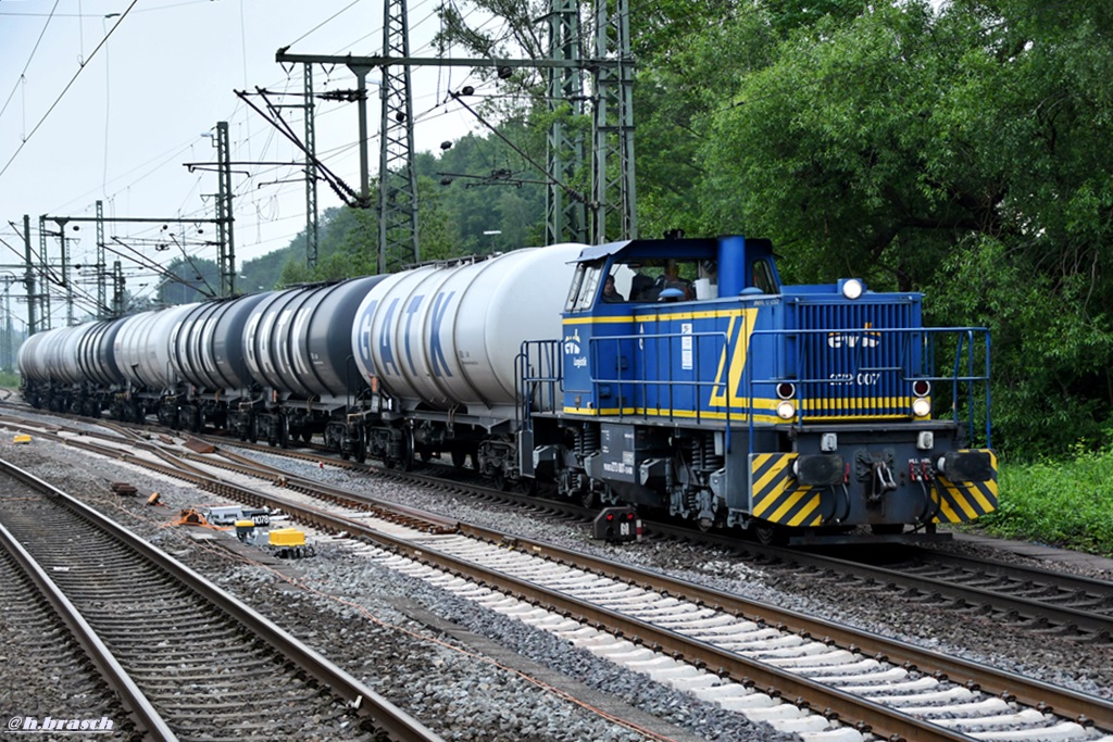 273 007-1 zog einen tanker durch hh-harburg,21.05.19