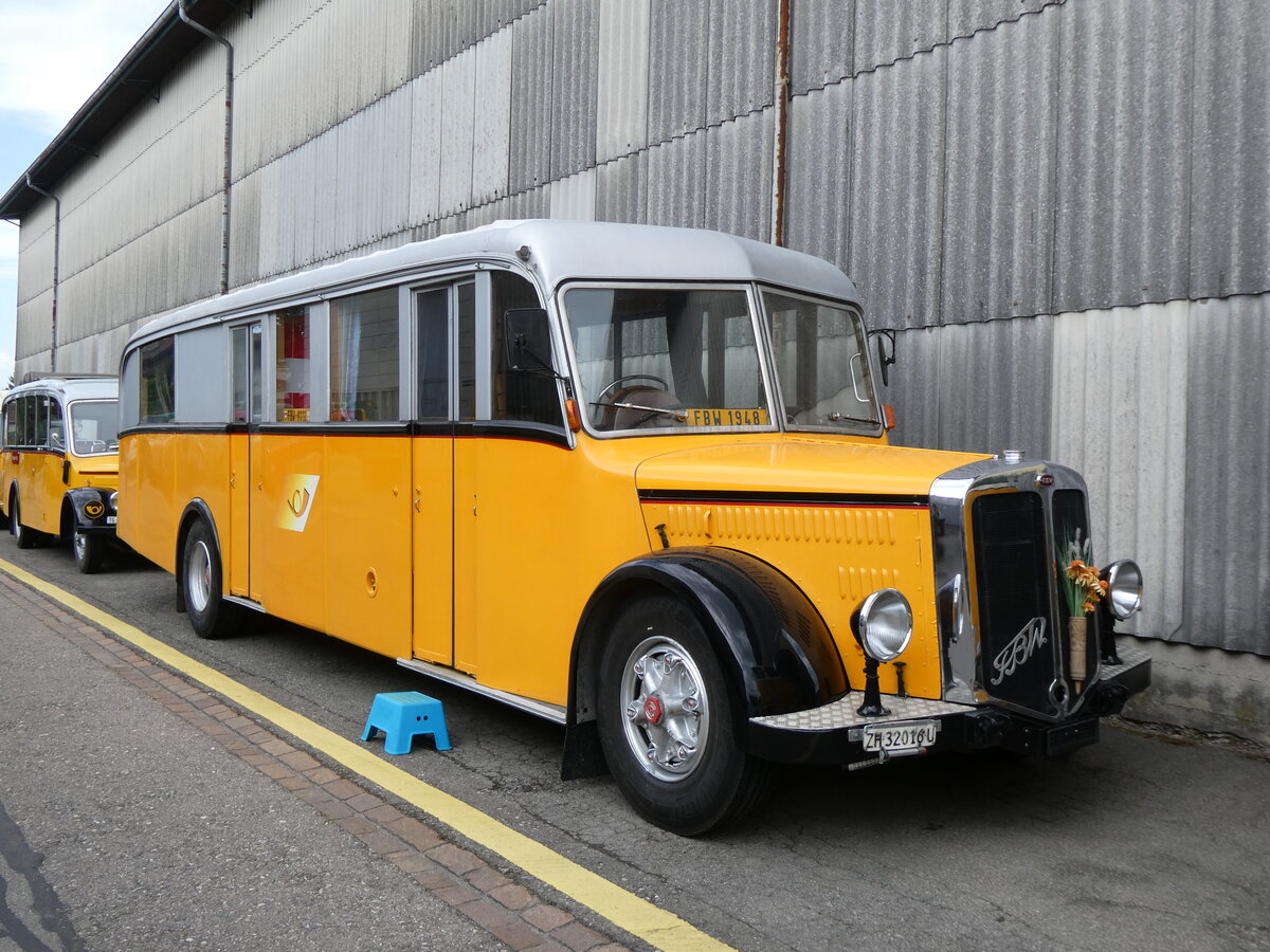 (274'530) - Badertscher, Winterthur - ZH 32'016 - FBW/Tscher (ex P 24'574; ex P 1394) am 3. Mai 2025 in Attikon, Wegmller
