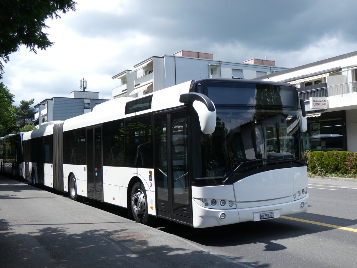 (276'781) - Overney, Vevey - VD 280'323 - Solaris (ex AAGR Rothenburg) am 16. Juni 2025 in Thun, Klosestrasse