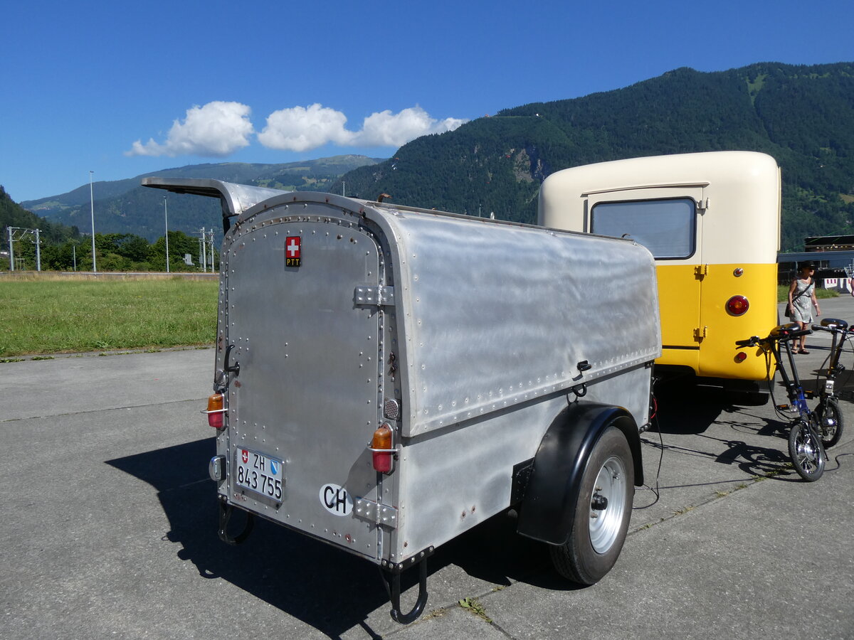 (277'291) - Moser, Schnenberg - ZH 843'755 - ??? Gepckanhnger am 28. Juni 2025 in Interlaken, Flugplatz