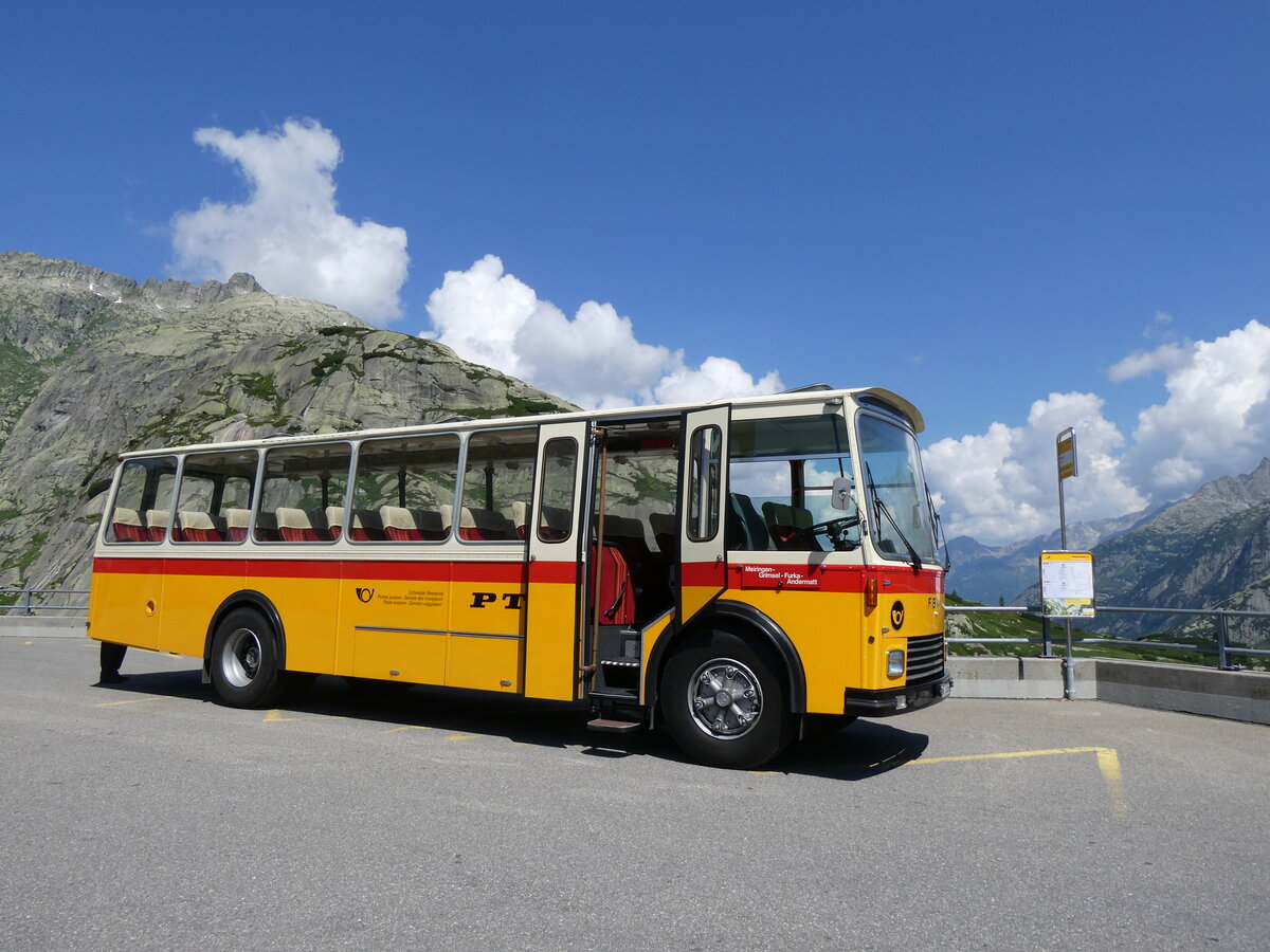 (277'407) - Lambach, Gommiswald - NW 24'301 - FBW/Eggli (ex Tanner+Lambach, Reigoldswil; ex Lambach, Rieden; ex Meier, Grt; ex AVG Grindelwald Nr. 13; ex P 24'182) am 1. Juli 2025 in Grimsel, Hospiz