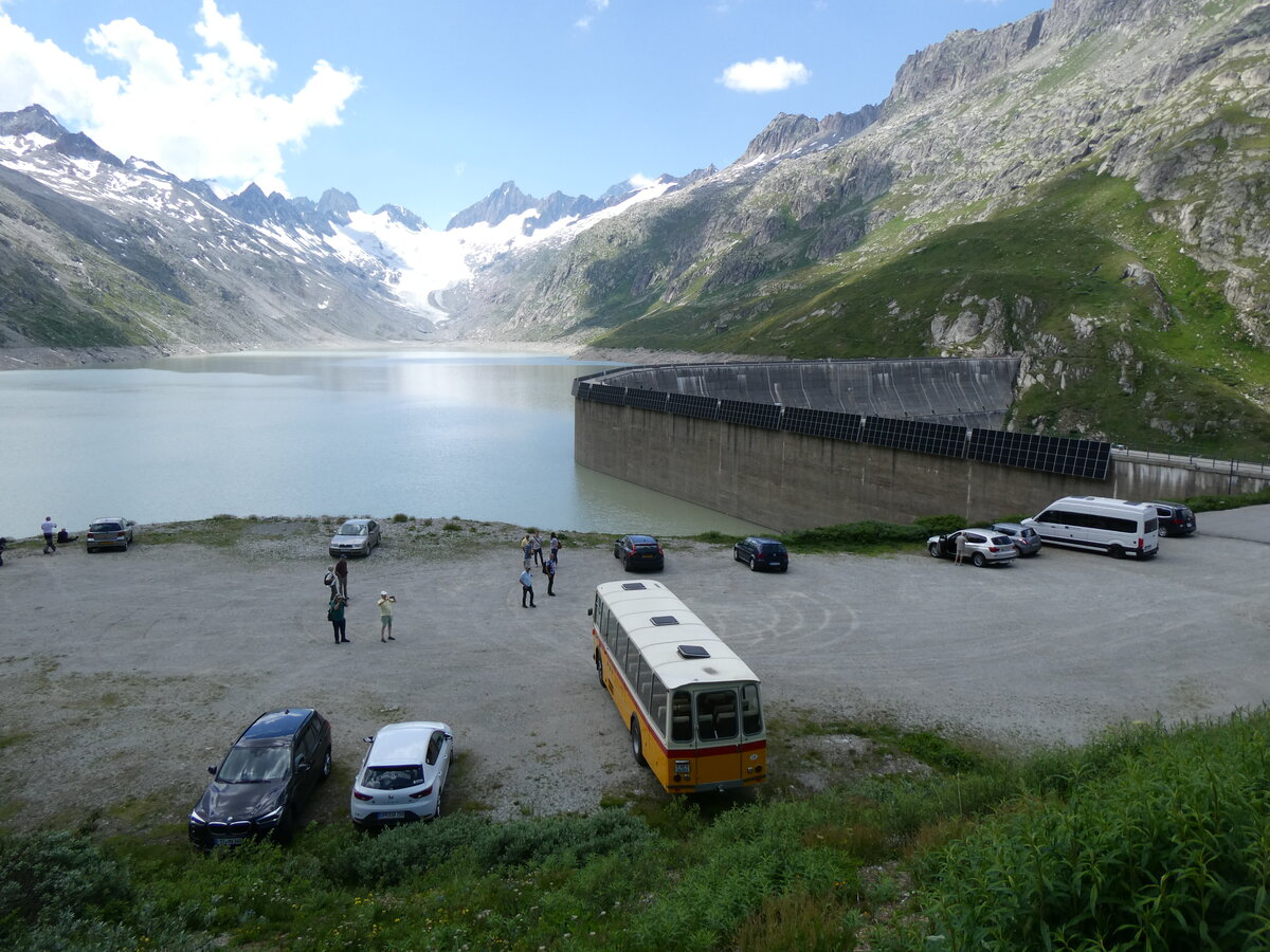 (277'448) - Lambach, Gommiswald - NW 24'301 - FBW/Eggli (ex Tanner+Lambach, Reigoldswil; ex Lambach, Rieden; ex Meier, Grt; ex AVG Grindelwald Nr. 13; ex P 24'182) am 1. Juli 2025 in Oberaar, Stausee