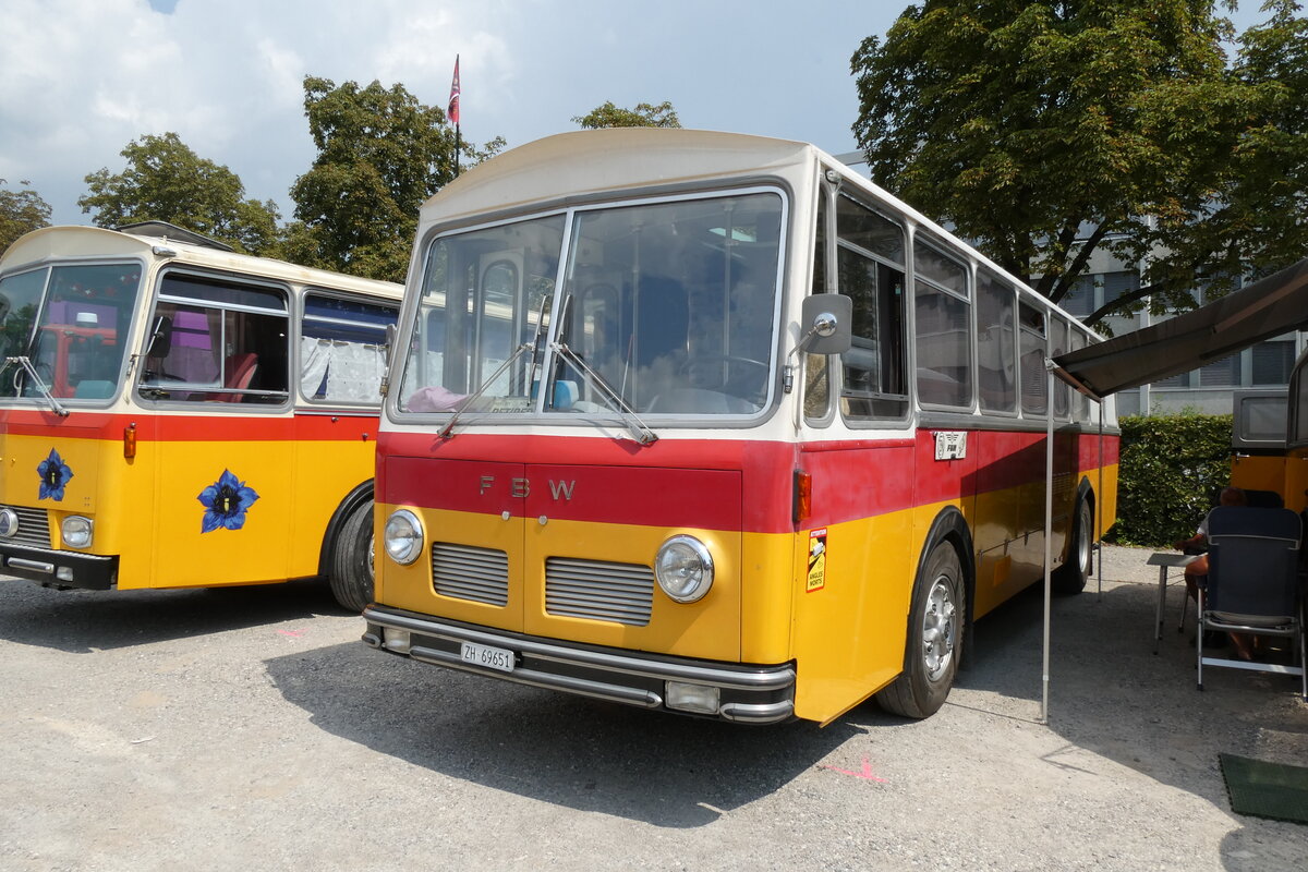 (278'993) - Trb, Oberrieden - Nr. 12/ZH 69'651 - FBW/R&J (ex Ryffel, Uster Nr. 12) am 16. August 2025 in Solothurn, Baseltor