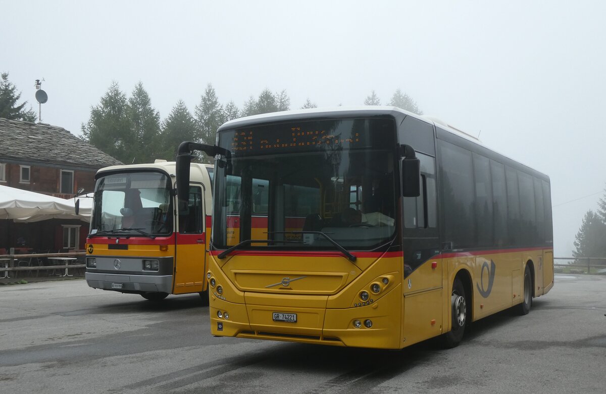 (280'174) - PostAuto Graubnden - GR 74'221/PID 10'930 - Volvo (ex Nr. 1; ex Fontana, Ilanz Nr. 1) am 9. September 2025 in Vals Zervreila