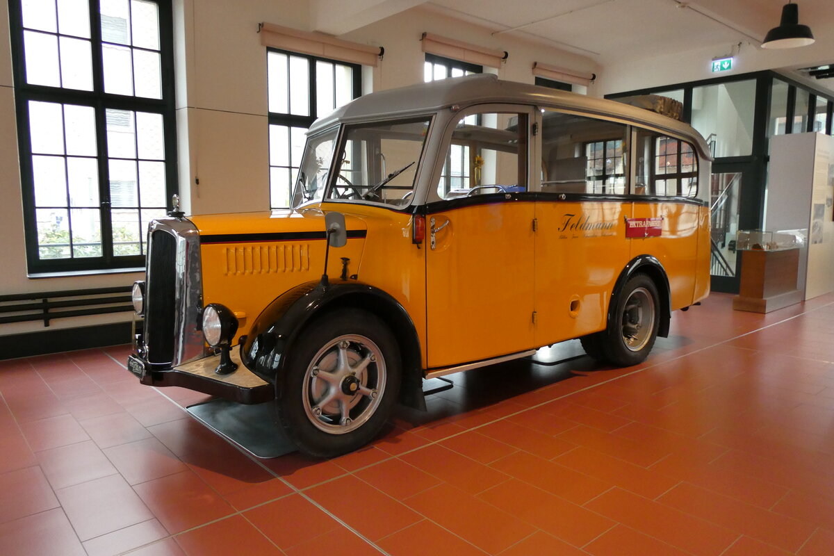 (280'888) - Feldmann, Bilten - Saurer/Saurer (ex Rieser, Hütten; ex Privat im Sihltal; ex Lienert, Einsiedeln; ex Steiner, Meikirch) am 2. Oktober 2025 in Safenwil, Emil Frey Classics (280'888) - Feldmann, Bilten - Saurer/Saurer (ex Rieser, Hütten; ex Privat im Sihltal; ex Lienert, Einsiedeln; ex Steiner, Meikirch) am 2. Oktober 2025 in Safenwil, Emil Frey Classics