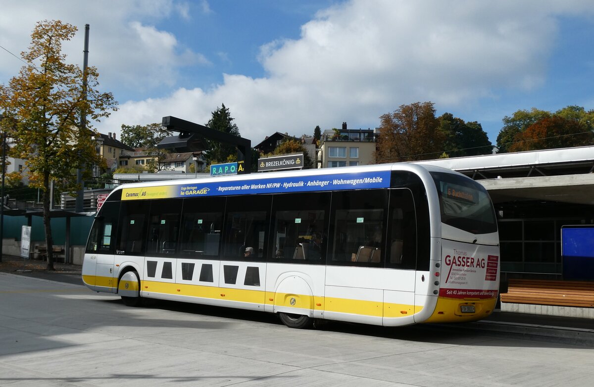 (281'131) - VBSH Schaffhausen - Nr. 31/SH 38'031 - eIrizar am 10. Oktober 2025 beim Bahnhof Schaffhausen