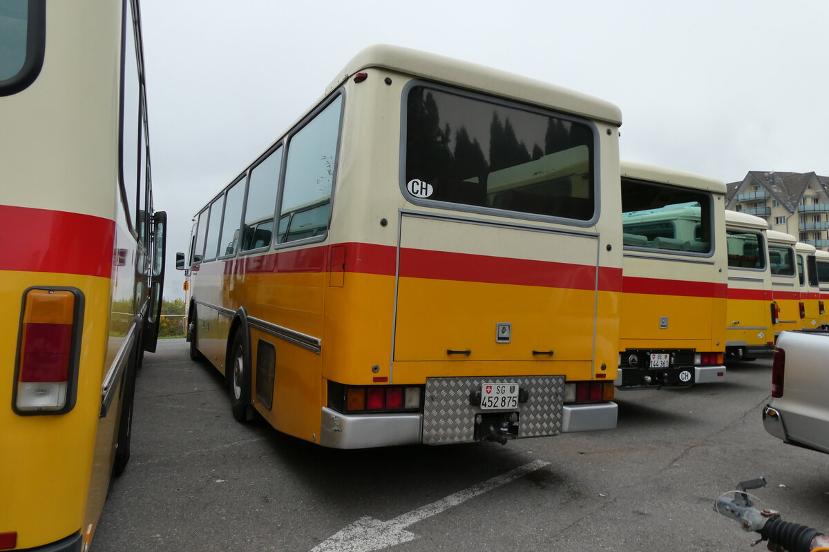 (281'361) - Stolz, Niederbren - SG 452'875 - Saurer/R&J (ex Soltermann, Bichwil; ex Ziegler, Pratteln; ex Tanner, Bubendorf; ex Schnider, Schpfheim) am 12. Oktober 2025 in Schwarzenberg, Rssli