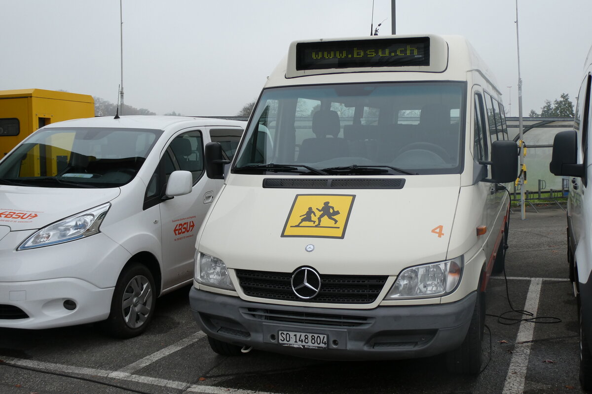 (282'175) - BSU Solothurn - Nr. 4/SO 148'804 - Mercedes am 8. November 2025 in Zuchwil, Garage