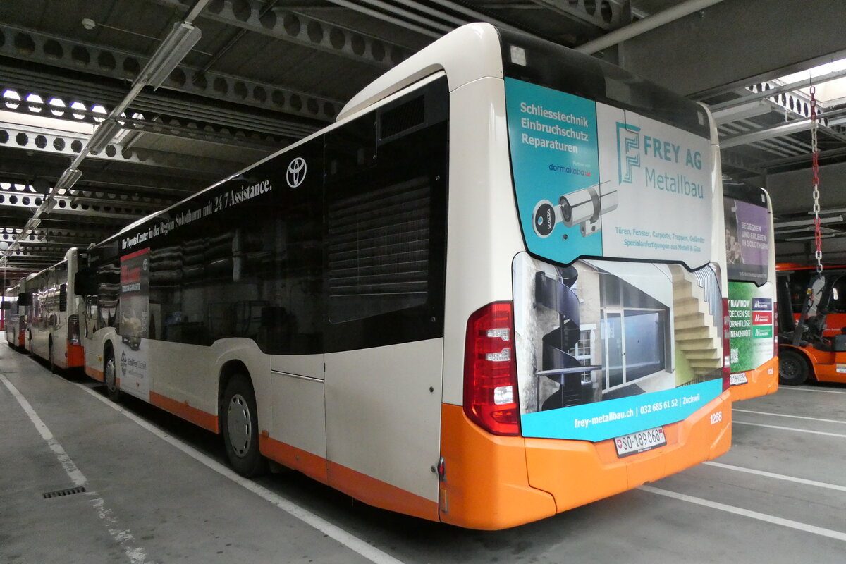 (282'199) - BSU Solothurn - Nr. 1268/SO 189'068 - Mercedes (ex Nr. 68) am 8. November 2025 in Zuchwil, Garage