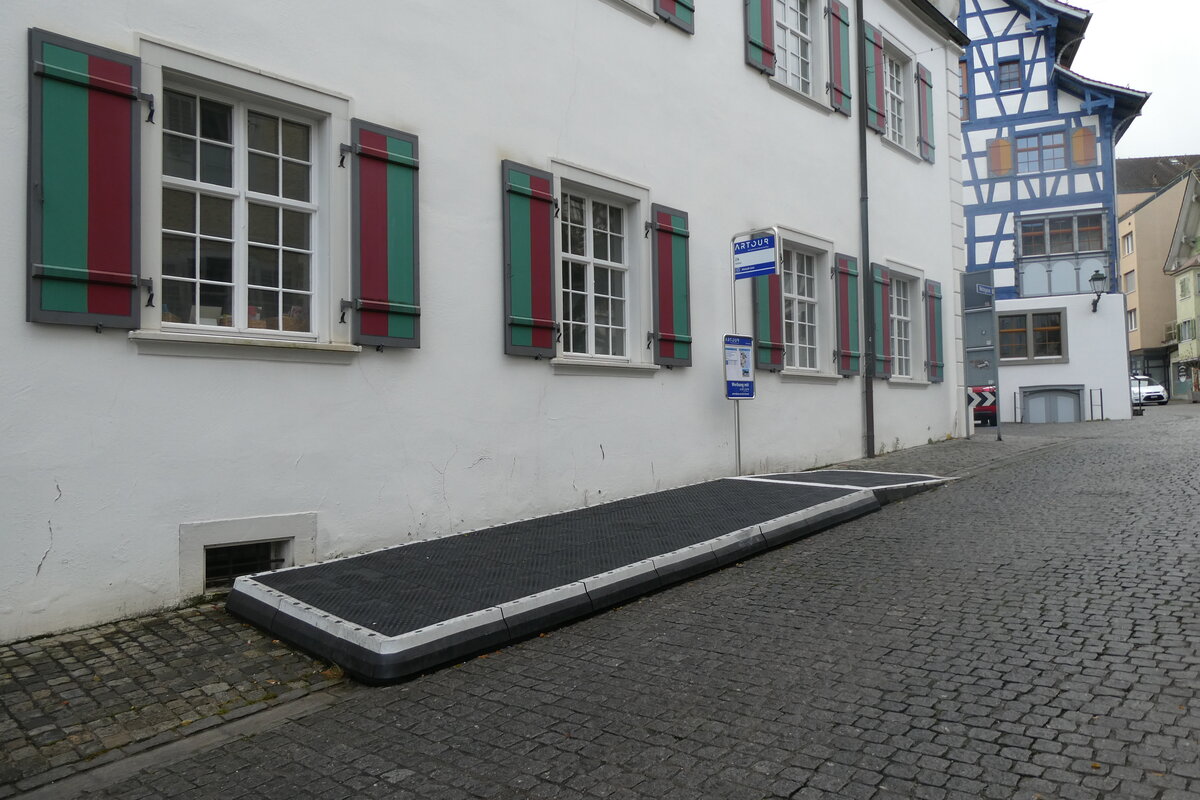 (282'809) - Artour-Haltestelle am 5. Dezember 2025 in Arbon, Zik