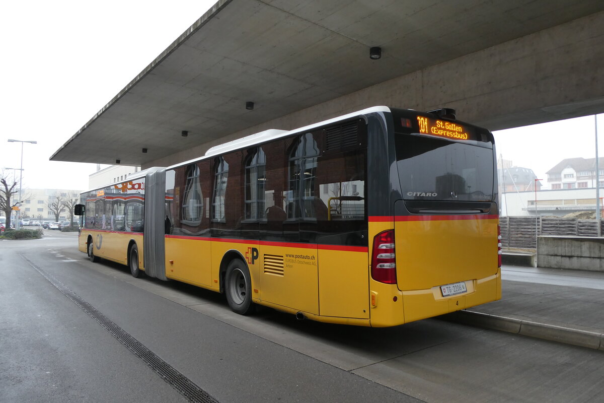 (284'218) - Eurobus, Arbon - Nr. 3/TG 2206/PID 5544 - Mercedes am 16. Januar 2026 in Arbon, Bushof