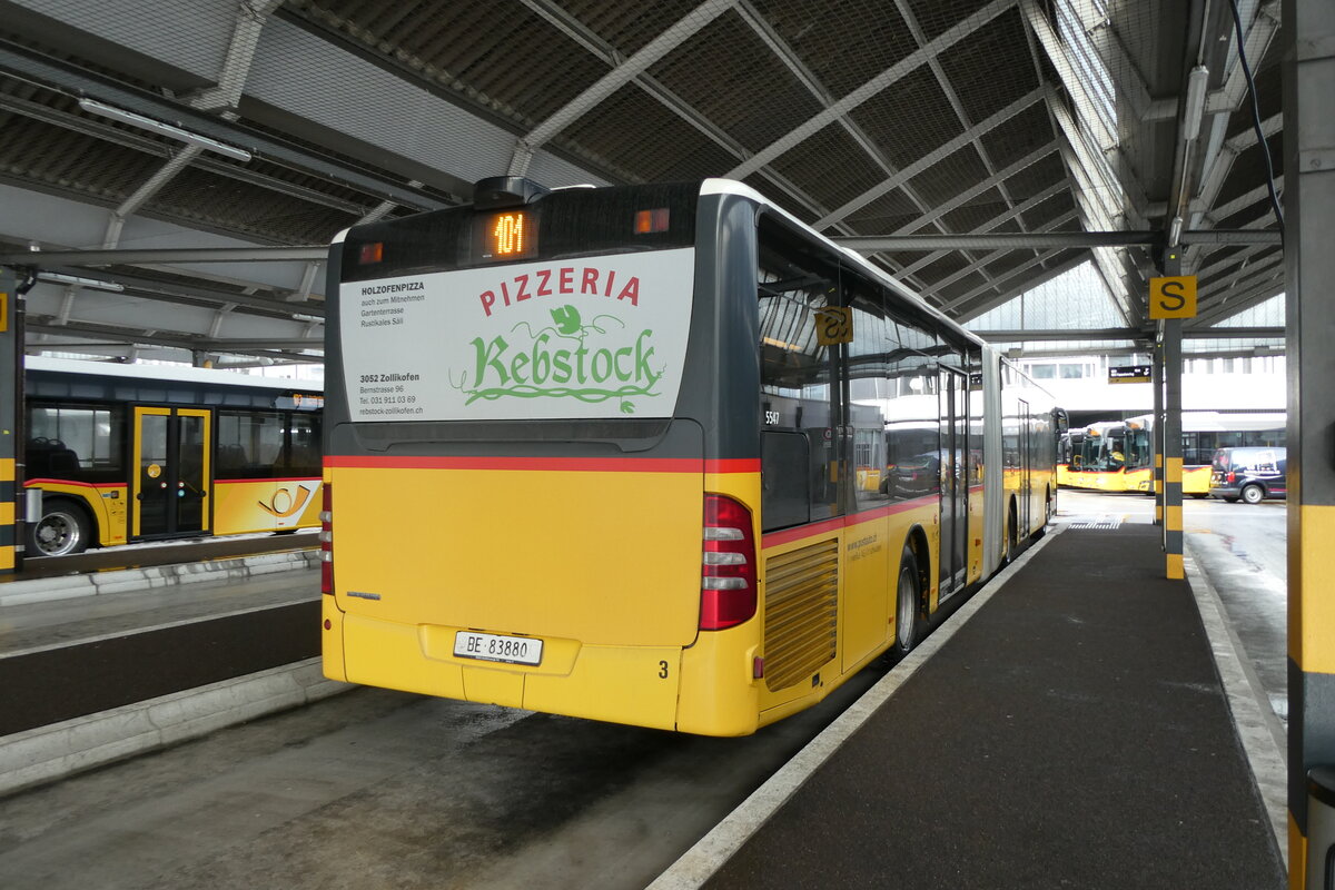 (284'426) - Steiner, Ortschwaben - Nr. 3/BE 83'880/PID 5547 - Mercedes am 29 Januar 2026 in Bern, Postautostation