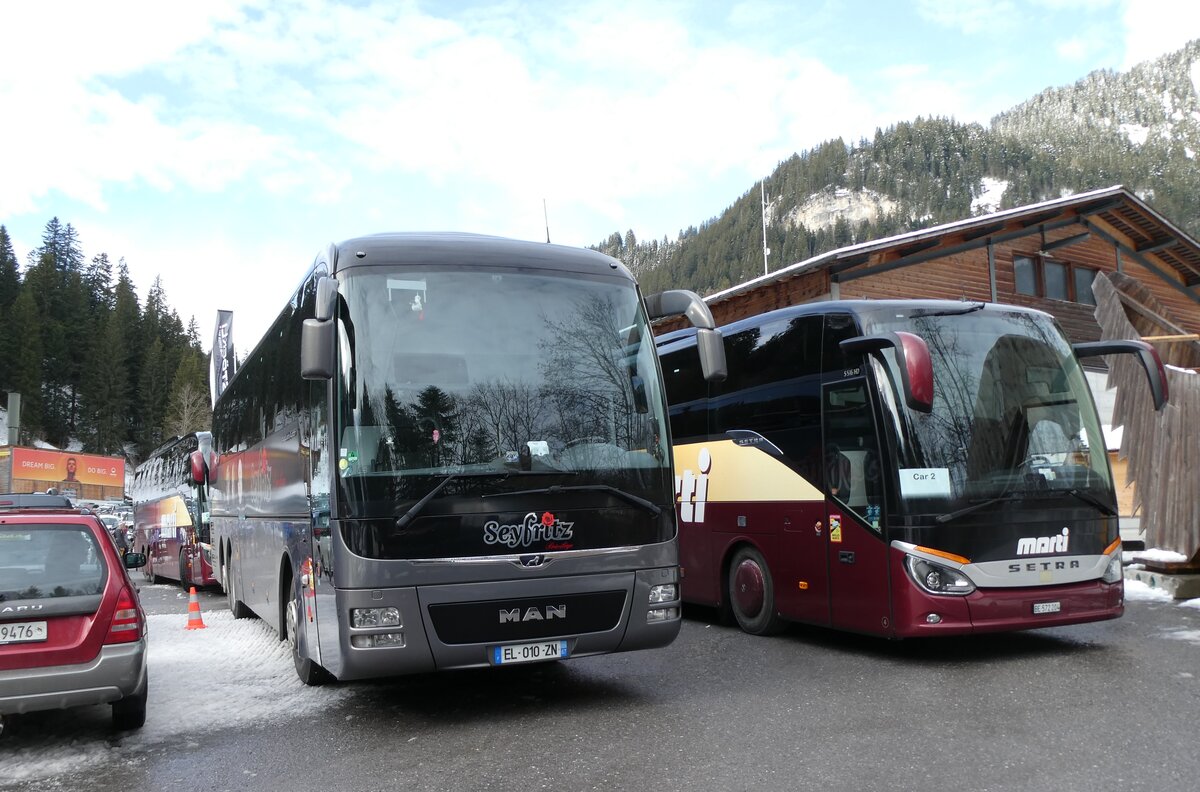 (285'006) - Aus Frankreich, Seyfritz, Obernai - EL 010 ZN - MAN am 22. Februar 2026 in Adelboden, ASB