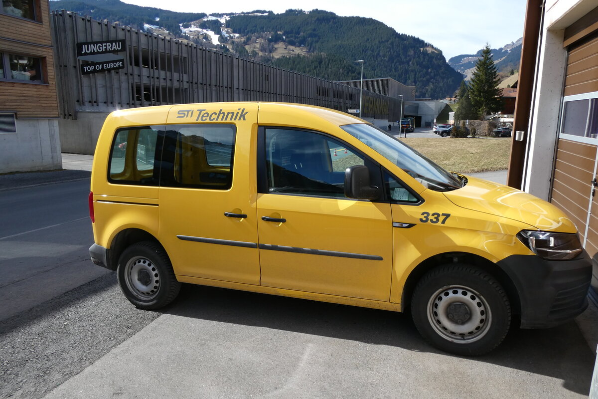 (285'379) - STI Thun - Nr. 337/BE 387'257 - VW am 13. M�rz 2026 in Grindelwald, Garage GrindelwaldBus