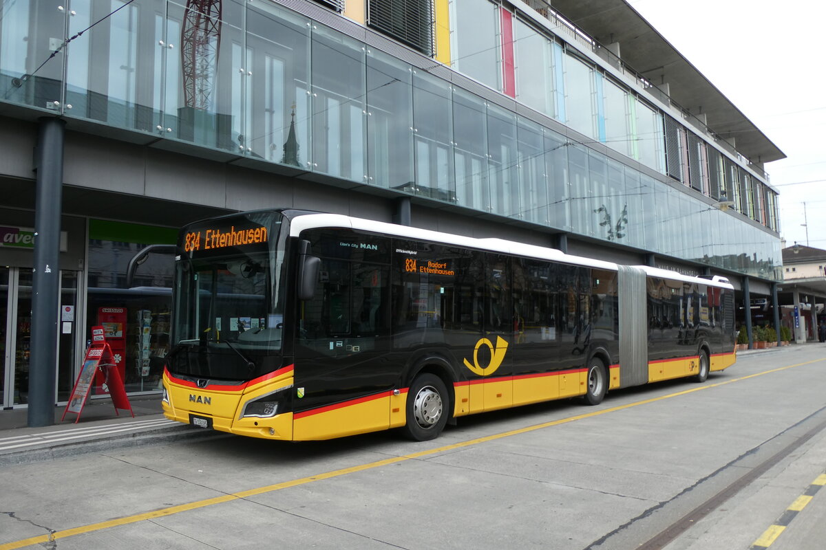 (285'473) - PostAuto Otschweiz - TG 158'095/PID 11'995 - MAN am 17. M�rz 2026 beim Bahnhof Frauenfeld