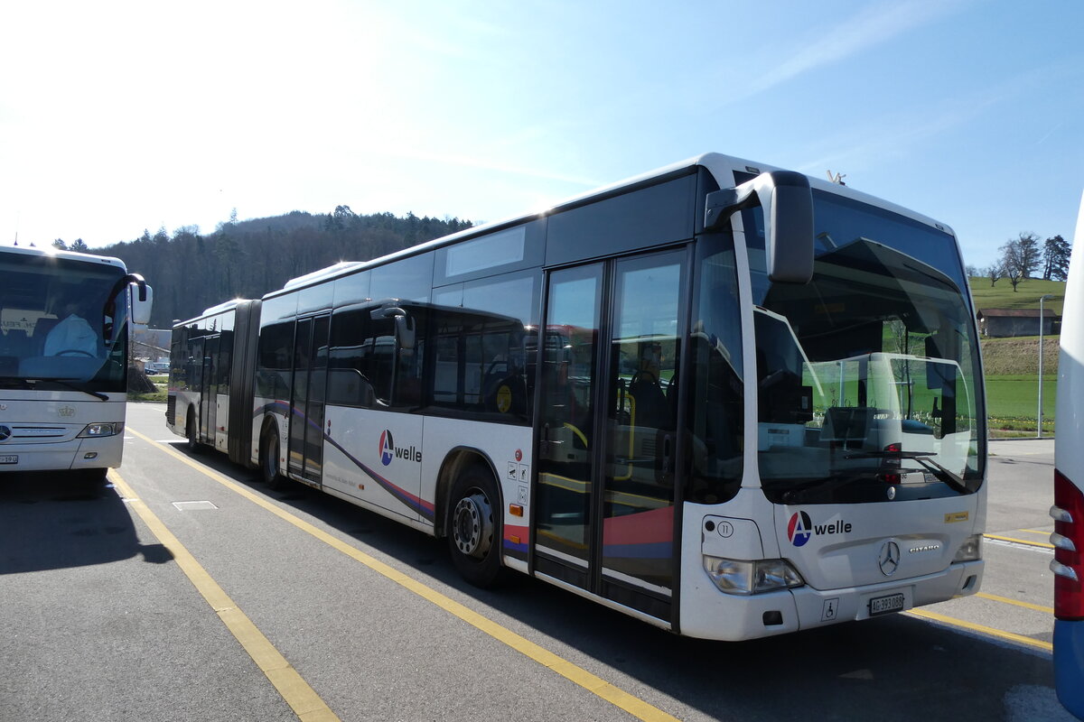 (285'787) - Twerenbold, Baden - Nr. 11/AG 393'088/PID 5703 - Mercedes am 28. M�rz 2026 in Winterthur, Daimler Buses