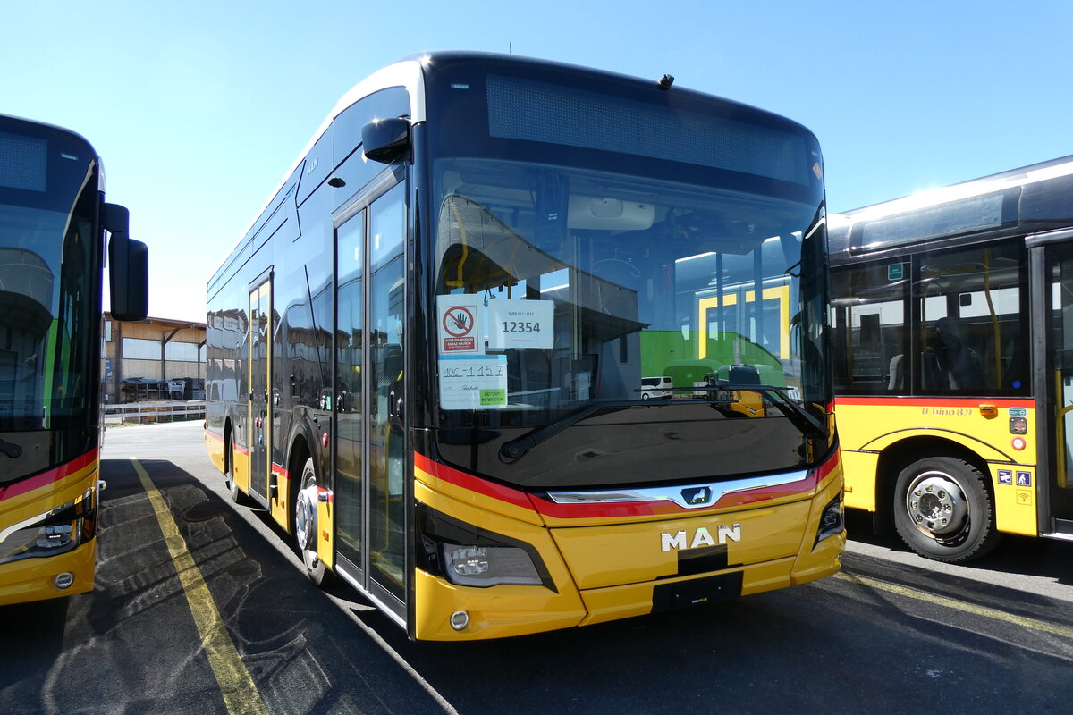 (285'931) - PostAuto Bern - PID 12'354 - eMAN am 4. April 2026 in Kerzers, Interbus
