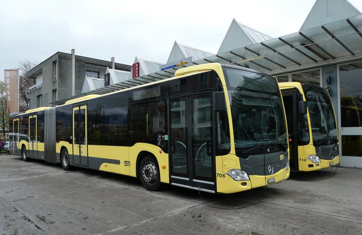 (286'119) - STI Thun - Nr. 706/BE 818'706 - Mercedes am 12. April 2026 in Thun, Garage