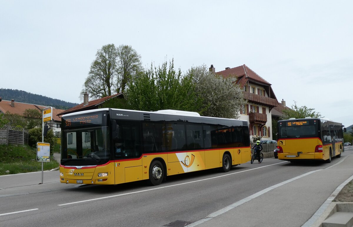 (286'475) - Funi-Car, Biel - Nr. 21/BE 710'221/PID 10'429 - MAN am 28. April 2026 in Nods, �cole