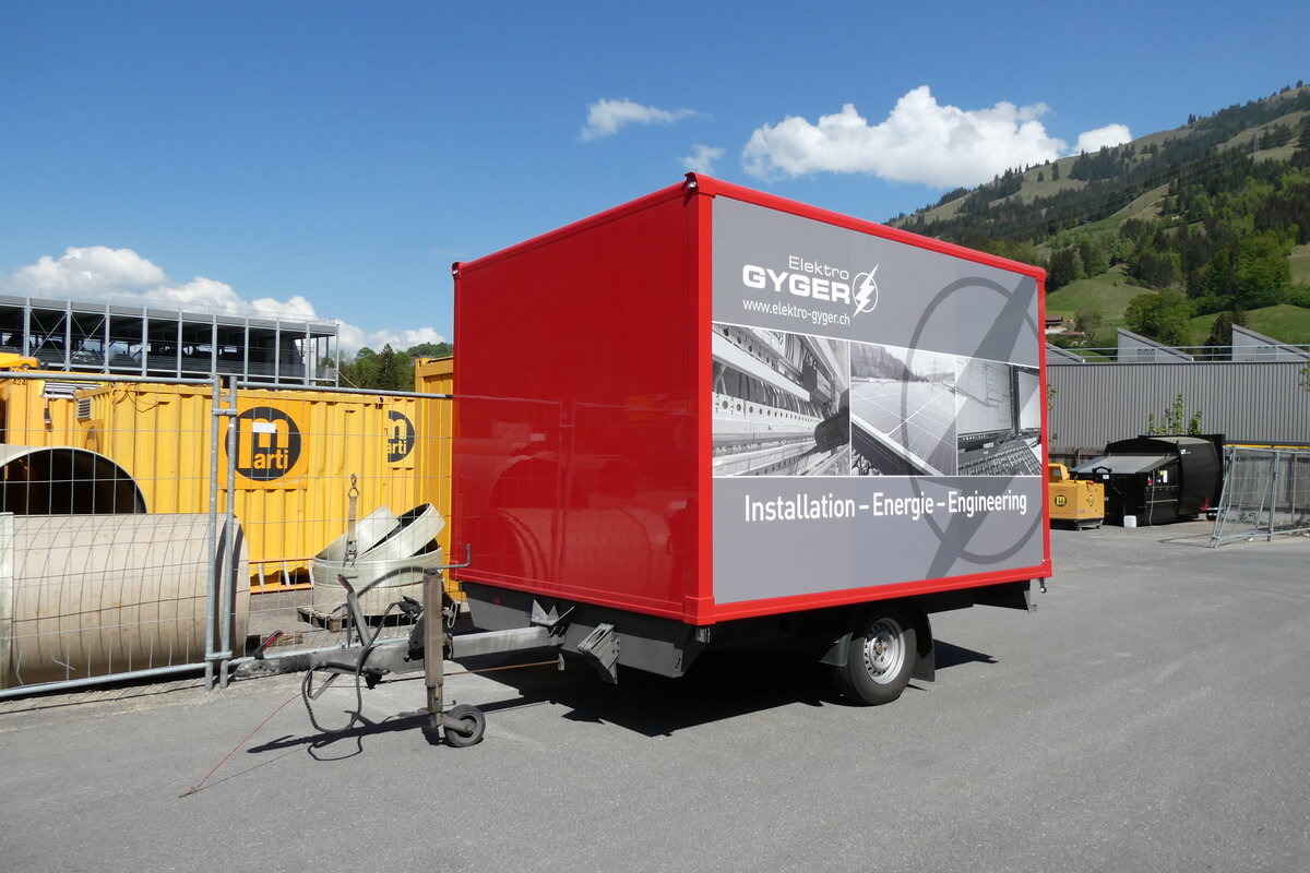 (286'554) - AFA Adelboden - Nr. 69/BE 590'275 - Niederhauser Gep�ckanh�nger am 1. Mai 2026 in Frutigen, Garage
