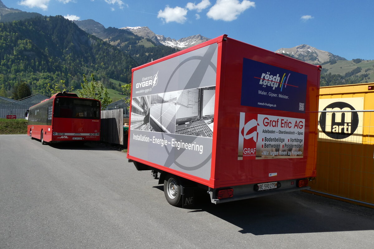 (286'555) - AFA Adelboden - Nr. 69/BE 590'275 - Niederhauser Gep�ckanh�nger am 1. Mai 2026 in Frutigen, Garage