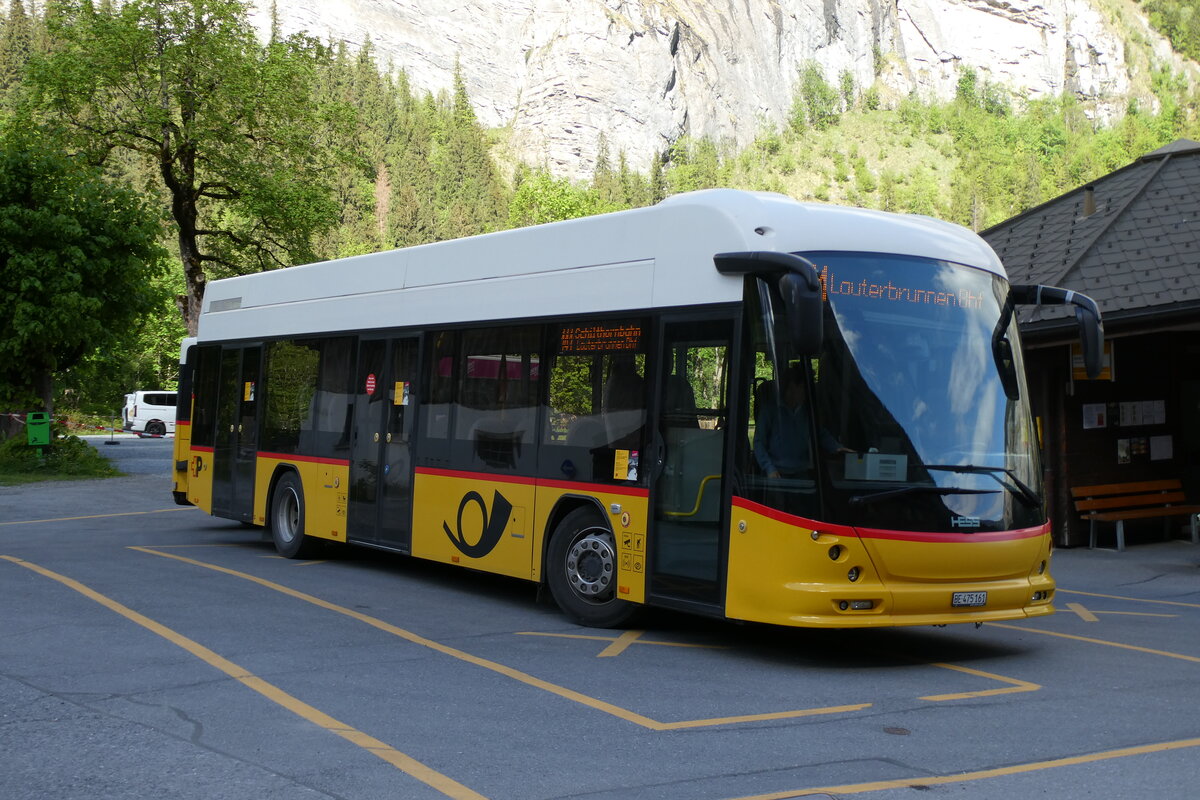 (286'944) - PostAuto Bern - BE 475'161/PID 10'248 - Hess am 13. Mai 2026 in Stechelberg, Hotel
