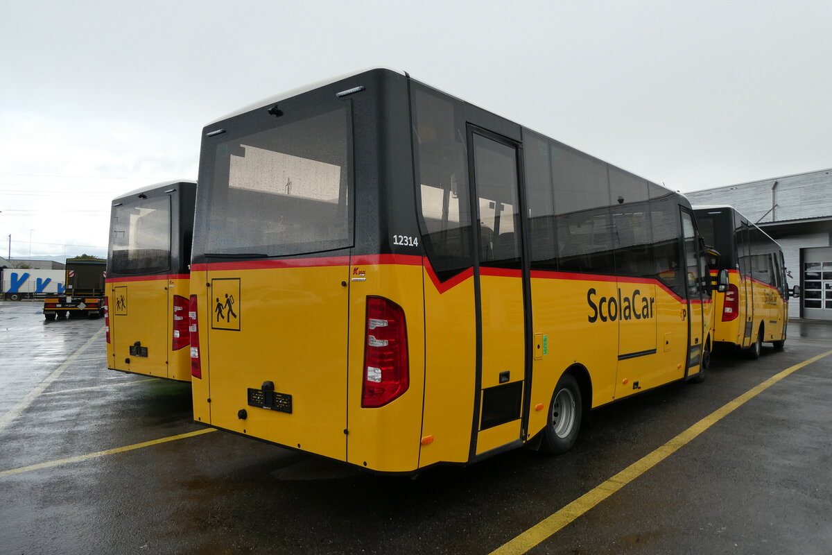 (286'968) - CarPostal Ouest - PID 12'314 - Iveco/K-Bus am 14. Mai 2026 in Kerzers, Interbus