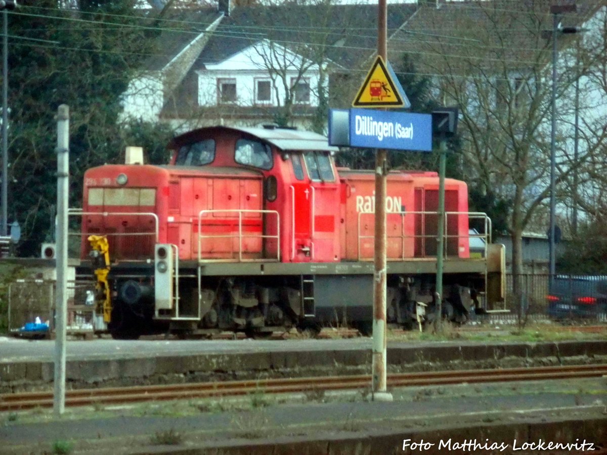 294 730 abgestellt im Bahnhof Dillingen (Saar) am 15.1.17