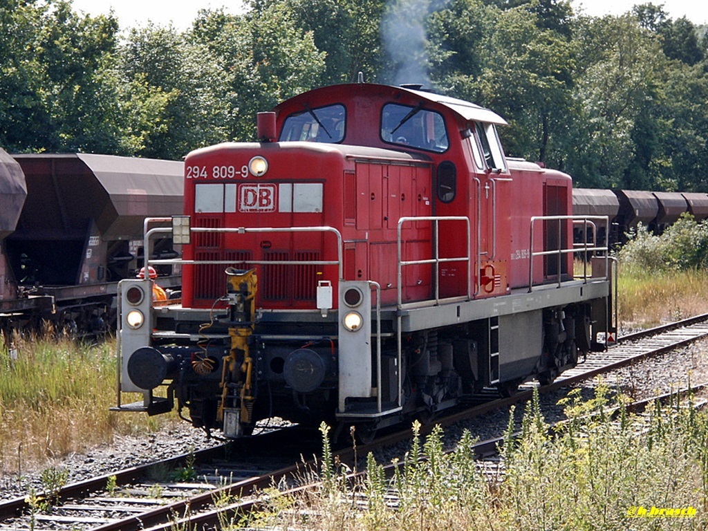 294 809-9 war beim rangieren am bf glinde,16.07.14