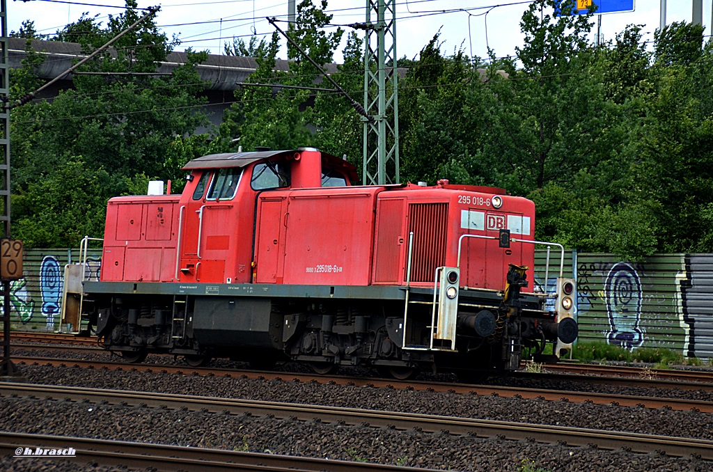 295 018-6 brauste solo durch hh-harburg,09.07.15