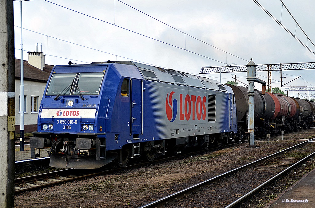 3 650 016-0/285 121,zog einen tanker durch inowroclaw,rzepin,04.05.15