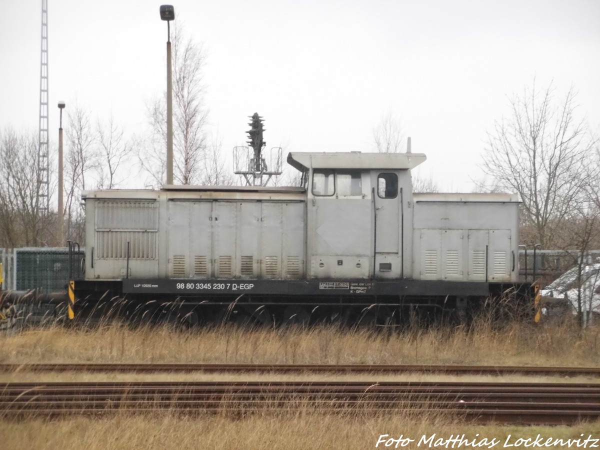 345 230 der EGP abgestellt in Mukran am 2.1.16