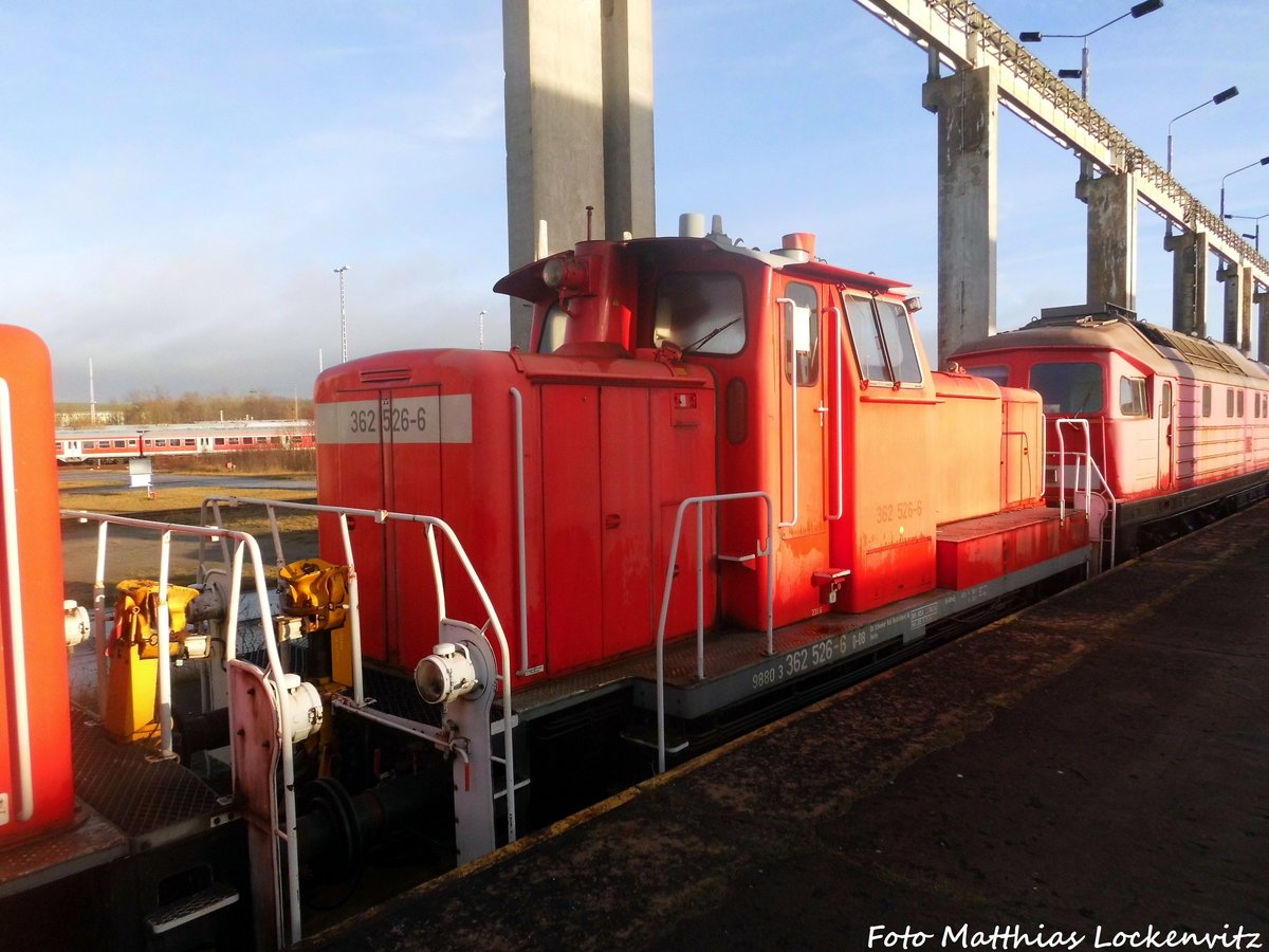 362 526 abgestellt in Mukran am 28.12.16